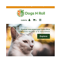 Creación de mi tienda virtual para mascotas en Costa Rica: Dogs N Roll. Projekt z dziedziny Web design, Tworzenie stron internetow, ch, Marketing c, frow,  e-commerce, Programowanie bez kodu i Business użytkownika Imara Corrales Alzuate - 10.02.2023