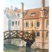 My project in Architectural Sketching with Watercolor and Ink course. Pintura em aquarela projeto de Anna Halfpenny - 30.09.2020