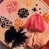 Mi Proyecto del curso: Técnicas básicas de bordado y acuarela. Embroider project by Stef González - 10.01.2020