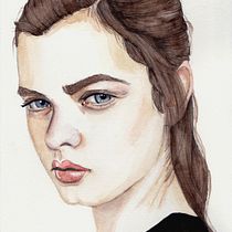 Mi Proyecto del curso: Retrato en acuarela a partir de una fotografía. Fine Arts, and Watercolor Painting project by Laura MG - 10.01.2020