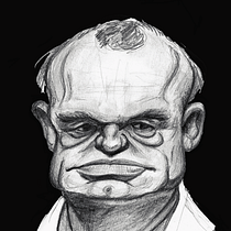 Dominique Pinon, a Caricature Project. Desenho a lápis, e Desenho de retrato projeto de baviguier - 01.10.2020