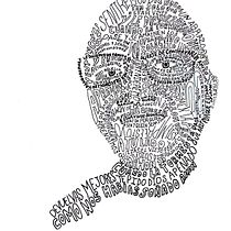 Mi Proyecto del curso: Retrato tipográfico dibujado a mano. T, pograph, and Design project by johnval672002 - 10.01.2020