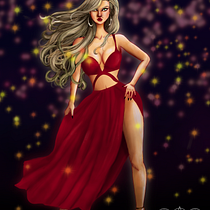 Mi Proyecto del curso: Retrato de personajes femeninos con Procreate. Projekt z dziedziny  R, sunek, R, sunek c, frow, Ilustracja c i frowa użytkownika Karen Tatiana Gonzalez Galindo - 02.10.2020