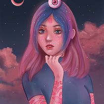 My project in Digital Fantasy Portraits with Photoshop course. Traditional illustration project by Imtisunep Jamir - 11.20.2020
