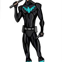 Nightwing: Curso Anatomia de Superheroes. Desenho projeto de Felipe Vidal - 03.10.2020