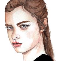 Mi Proyecto del curso: Retrato en acuarela a partir de una fotografía. Traditional illustration, and Watercolor Painting project by Adriana Rey - 10.02.2020