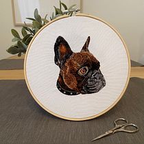 Rita - Mi Proyecto del curso: Needle painting para principiantes. Arts, Crafts, and Embroider project by Cristina Ferrer García - 10.11.2020