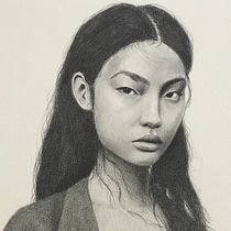 Meu projeto do curso: Retrato realista com lápis grafite. Pencil Drawing, and Portrait Drawing project by Bruno Ferolla - 10.04.2020