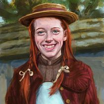 AnneWith an E. Ilustração tradicional, e Pintura digital projeto de Leo Batic - 03.10.2020