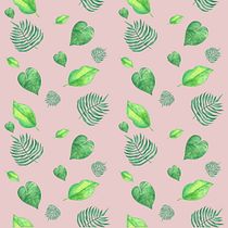 Meu projeto do curso: Aquarela botânica para estampados. Un progetto di Illustrazione botanica di Alessandra Bellard - 11.10.2020