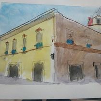My project in Architectural Sketching with Watercolor and Ink course. Pintura em aquarela projeto de tom_juarez2 - 05.10.2020