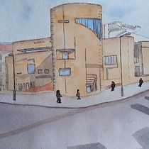 My project in Architectural Sketching with Watercolor and Ink course. Pintura em aquarela projeto de b_and - 10.10.2020