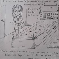Meu projeto do curso: Ilustração artística: desenhe seu imaginário. Traditional illustration project by Julia Pedro - 10.05.2020