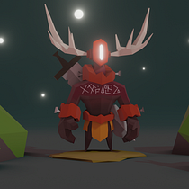 Mi Proyecto del curso: Modelado de personajes low poly para videojuegos  Ein Projekt aus dem Bereich 3D von David Vera - 06.10.2020