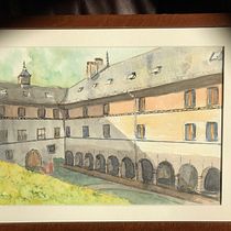 My project in Architectural Sketching with Watercolor and Ink course. Artes plásticas projeto de Cindy Faulkner - 24.11.2020