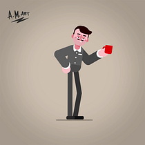 My project in Animation and Design of Characters in After Effects course. Un progetto di Animazione di personaggi di Albert Malonzo - 07.10.2020