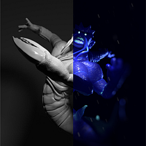 The Mighty Kraken | Sculpture. 3D, Concept Art, Lighting Design, Character Design, 3D Character Design, Digital Design, Graphic Design, Interactive Design, Sculpture, 3D Modeling, Photograph, and Post-production project by Mauricio López González - 10.06.2020