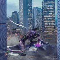 Evangelion Matte Painting. Digital Photograph project by David López - 10.07.2020