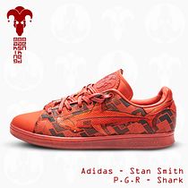 Sneaker - Adidas Stan Smith P.G.R Shark. Design, and Painting project by Enyerman Rubin - 10.07.2020