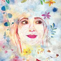 Mi Proyecto del curso: Retrato ilustrado en acuarela Ein Projekt aus dem Bereich Aquarellmalerei von tiziana_cortivo01 - 07.10.2020