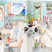 Mi Proyecto del curso: El arte del sketching: transforma tus bocetos en arte Ein Projekt aus dem Bereich Traditionelle Illustration von Claudie Cousin - 10.10.2020