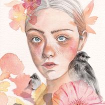 My project in Illustrated Portrait in Watercolor course Ein Projekt aus dem Bereich Aquarellmalerei von kathrynga - 09.10.2020