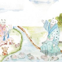 Mi Proyecto del curso: Ilustración en acuarela con influencia japonesa. Un progetto di Illustrazione tradizionale e Pittura ad acquerello di paula_andino - 09.10.2020