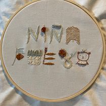 My project in Introduction to Raised Embroidery course. Projekt z dziedziny  Haft użytkownika Tasha Moreno - 09.10.2020