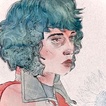 My project in Illustrated Portraits with Procreate course. Ilustração digital projeto de tashaspace - 11.10.2020