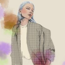 My project in Illustrated Portraits with Procreate course. Desenho digital projeto de msjobear - 11.10.2020