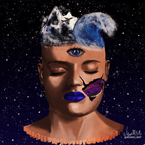Mi Proyecto del curso: Retratos digitales de fantasía con Photoshop. Fine Arts, Artistic Drawing, Portrait Drawing, Digital Drawing, and Realistic Drawing project by Ricardo Wíswell Gómez - 10.11.2020