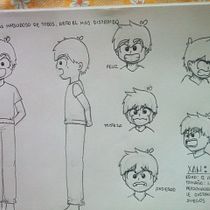 Mi Proyecto del curso: Creación de personajes manga         Personaje: Xam. 2D Animation, 3D Animation, and Character Animation project by joshuamartinezgaray - 11.18.2020