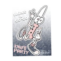 Gig Poster "Knife Party". Ilustração tradicional, e Desenho projeto de Raul Fon - 12.10.2020
