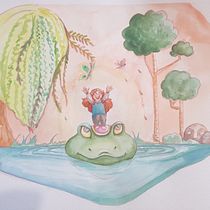 My project in Illustration Techniques with Watercolor and Gouache course. Un proyecto de Ilustración tradicional de Marine Karmann - 12.10.2020