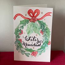 Tarjeta de Navidad. Un progetto di Pittura ad acquerello di smanterolad - 12.10.2020
