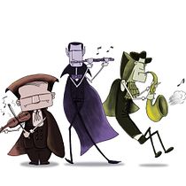 Mi Proyecto del curso: Fábrica de personajes ilustrados. Traditional illustration project by Alejandro Roig - 10.12.2020
