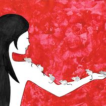 My project in Introduction to Children’s Illustration course: A re-writing of Snowwhite. Children's Illustration, and Traditional illustration project by Christine Reitzel - 10.12.2020