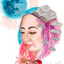 Mi Proyecto del curso: Retrato ilustrado en acuarela. Projekt z dziedziny Malowanie akwarelą użytkownika angelicagarcia77088 - 02.02.2021
