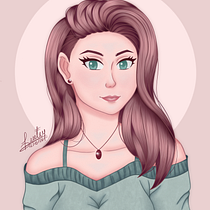 Mi Proyecto del curso: Retrato de personajes femeninos con Procreate. Digital Illustration project by Darcy Huete Videa - 10.12.2020