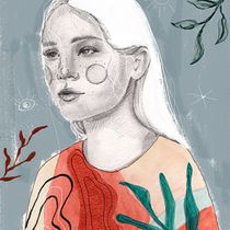 My project in Portrait with Pencil, Color Techniques and Photoshop course Ein Projekt aus dem Bereich Grafikdesign und Traditionelle Illustration von Fatima Soliman - 13.10.2020