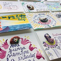 Tarjetas/cartas: 21 ideas para promover el bienestar. Un progetto di Pittura ad acquerello di Caro Rob P. - 14.10.2020