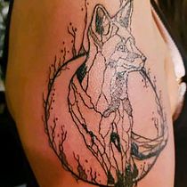 My project in Tattoo for Beginners course. Tattoo Design project by BAD CROW - 10.01.2020