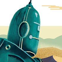 Canvi climàtic: Ilustración digital con texturas en Photoshop. Un progetto di Illustrazione tradizionale e Pittura digitale di Jesus Tortosa - 14.10.2020