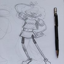 Mi Proyecto del curso: Introducción a la creación de personajes estilo cartoon. Un projet de Dessin de Mister Aspiradora - 14.10.2020