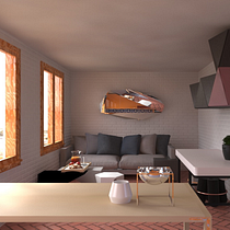 Mi Proyecto del curso: render de interior . Animation, 3D Animation, Architecture, Interior Architecture, Design, and 3D Design project by Jorge Minor - 04.09.2021