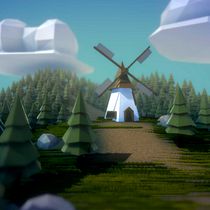 Mi Proyecto del curso: Modelado de escenarios low poly para videojuegos. 3D, and 3D Modeling project by Alejandro Julio Ulloa - 10.15.2020