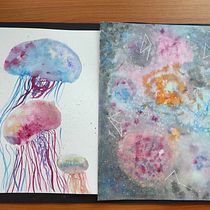My project in Modern Watercolor Techniques course. Watercolor Painting project by Elena Paiuc - 10.15.2020