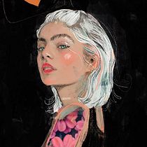 Mi Proyecto del curso: Retrato ilustrado con Procreate.  projeto de Marina Lovece - 16.10.2020