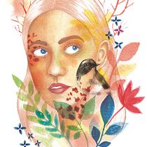Mi Proyecto del curso: Retrato ilustrado en acuarela. Een project van  van Paola castillo - 17.10.2020