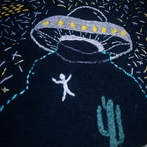 Visita de Aliens ;). Un projet de Broderie de jessixtos_j2 - 31.10.2020